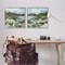 Stupell Industries Vivid Impressionist Landscape 2pc Framed Giclee Wall Art Set Design by June Erica Vess